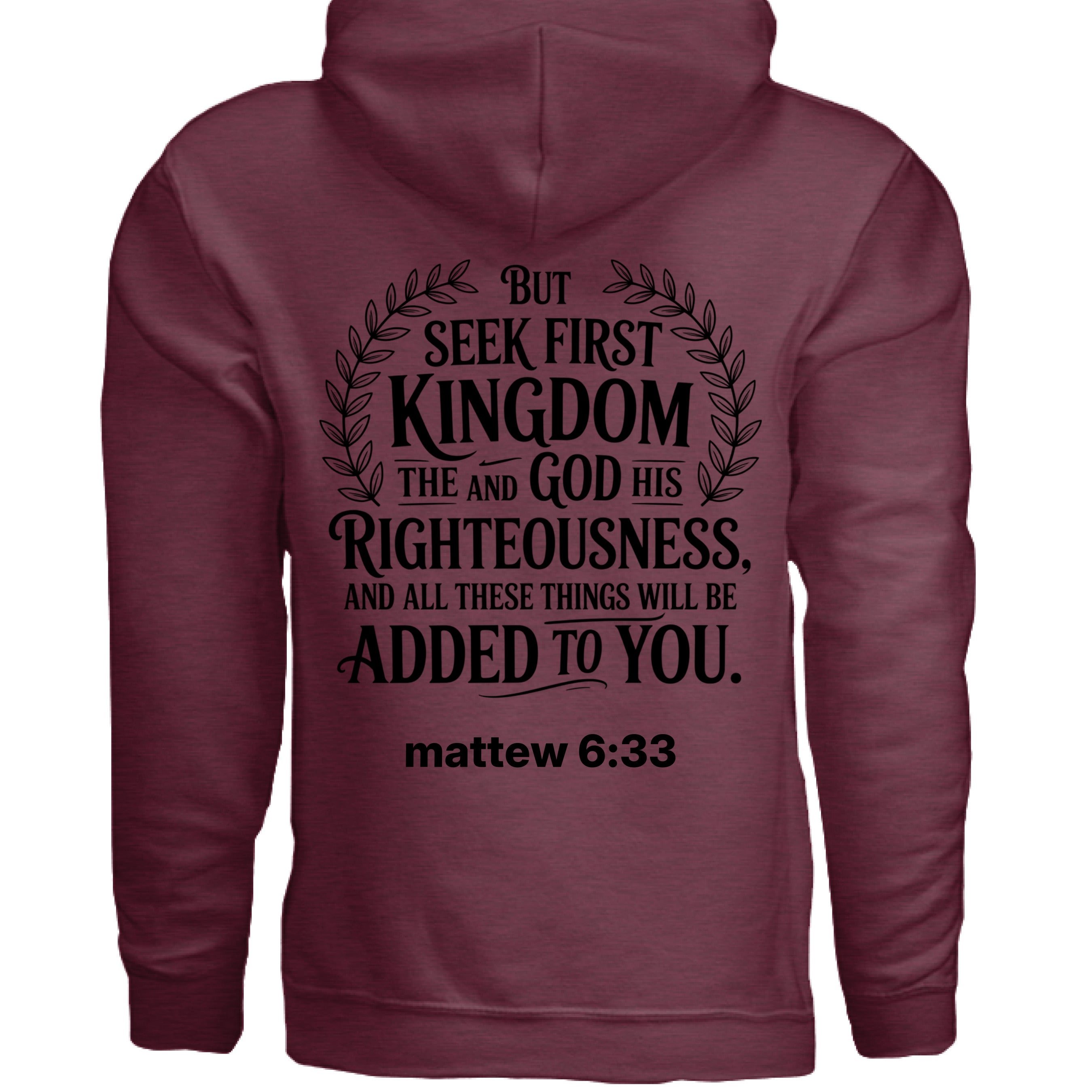 Heather Sport Dark Maroon - BACK